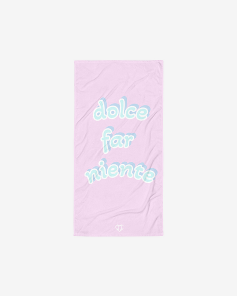 Dolce Far Niente Beach Towel