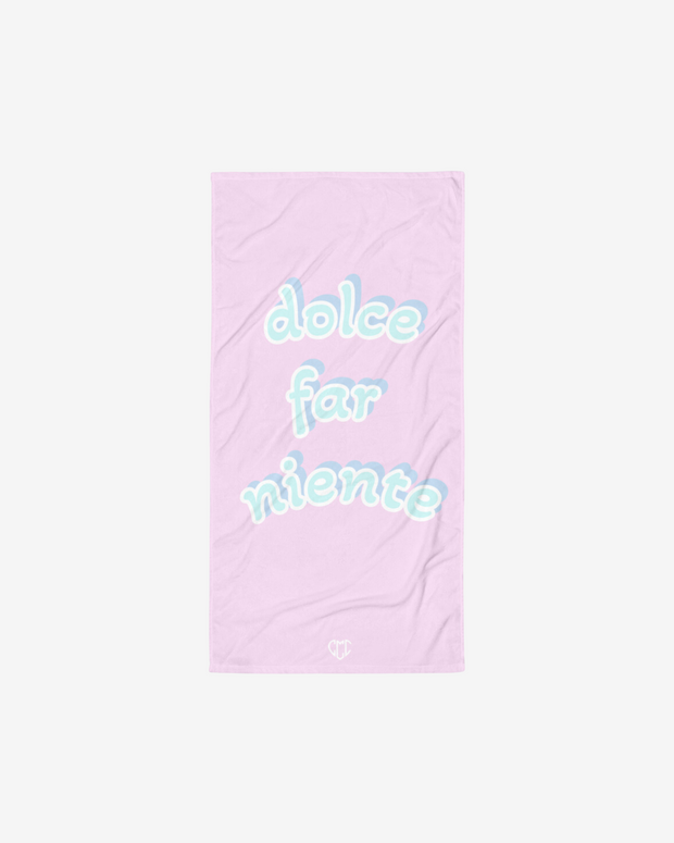 Dolce Far Niente Beach Towel