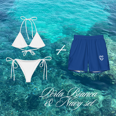 Perla Bianca & Navy set