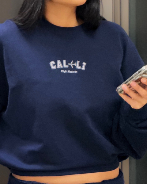 Flight Mode On Sweater Navy