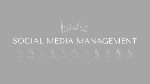 SOCIAL MEDIA MANAGEMENT: basic
