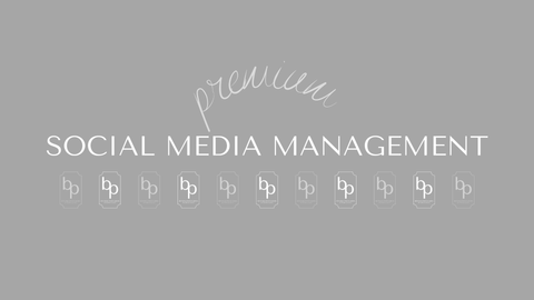 SOCIAL MEDIA MANAGEMENT: premium