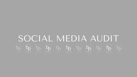 SOCIAL MEDIA AUDIT