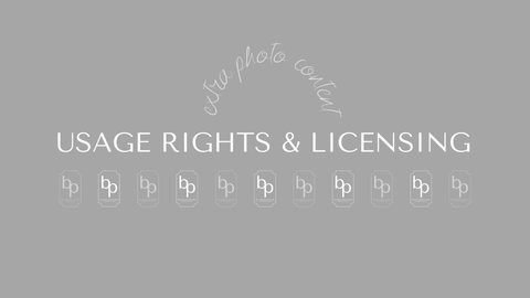 USAGE RIGHTS & LICENSING: Extra Photo Content